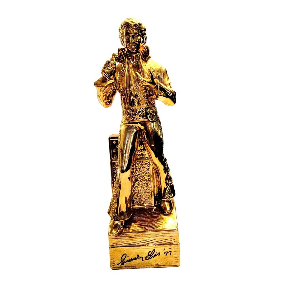 RARE FIND Vintage 1977 "Sincerely Elvis Presley" McCormick Gold Limited Edition